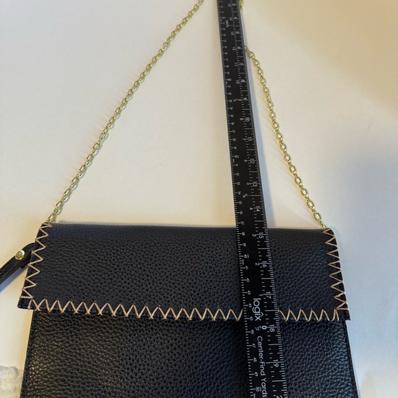 Danielle Nicole Clutch Black With Gold Accent - Picture 8 of 10